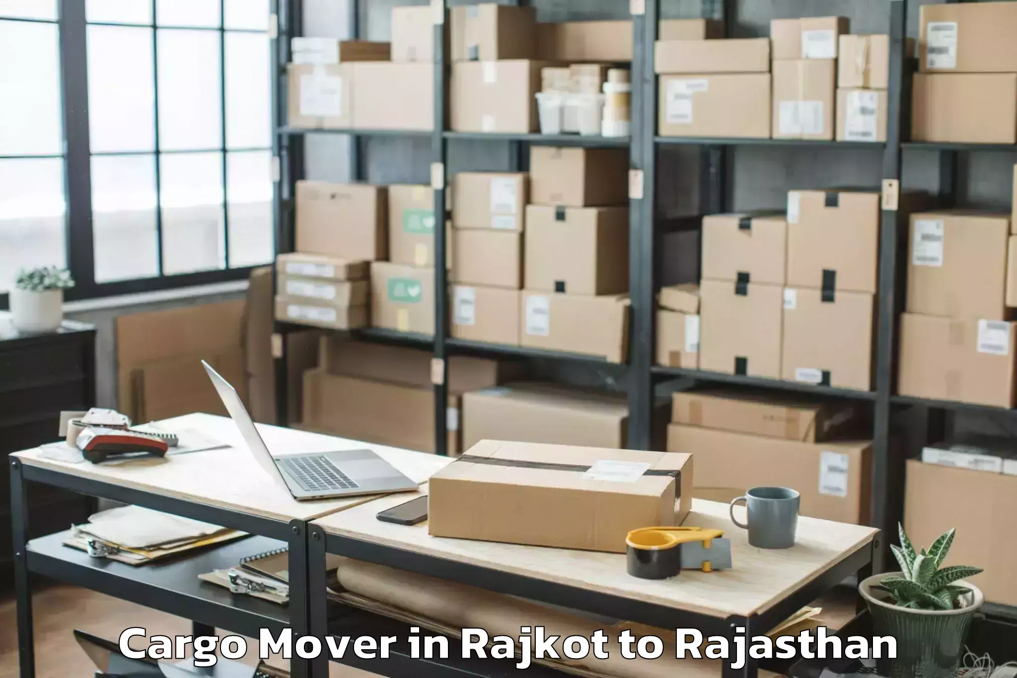 Professional Rajkot to Jodhpur National University Jo Cargo Mover